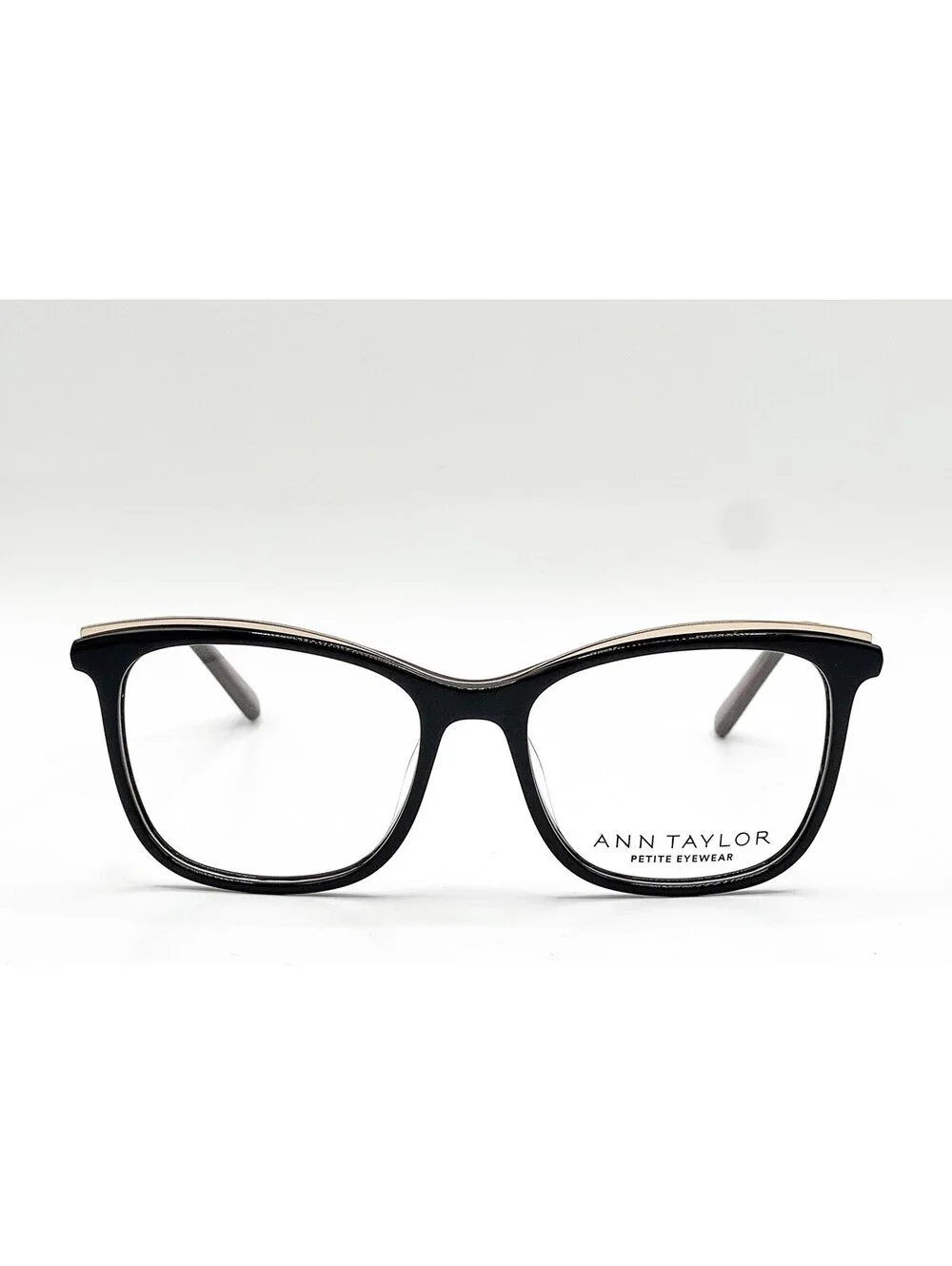 Ann Taylor Atp817 C01 Black/Gold Authentic Eyeglasses 49-15-135